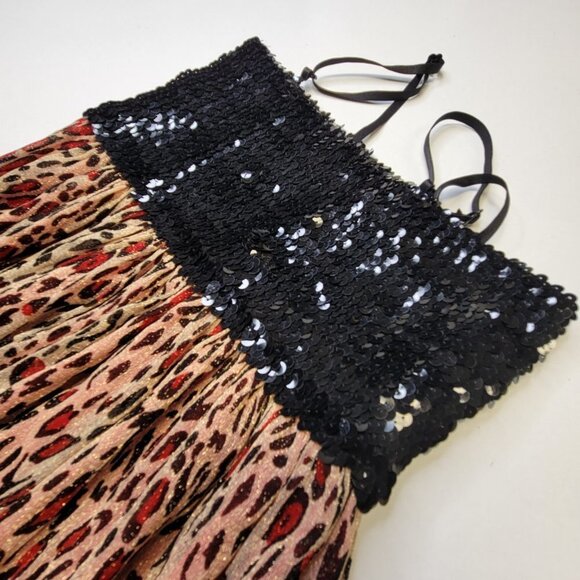 Red Sparkly Glitter Mini Dress Size S or Petite - Picture 12 of 12